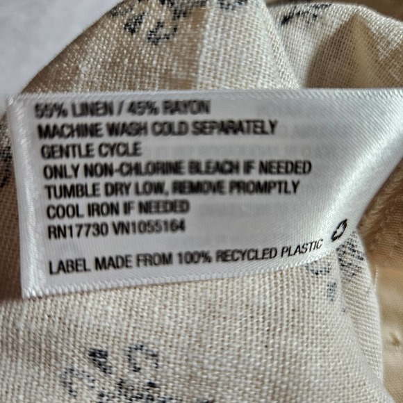 A New Day High-Rise Pull-On Shorts Womens Size L Creme New - Picture 7 of 7